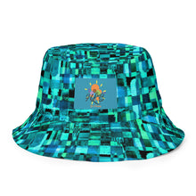 Load image into Gallery viewer, Lagoon Reversible Bucket Hat - Happiness Looks Beautiful