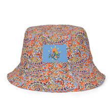 Load image into Gallery viewer, Paisley Party Reversible Bucket Hat - Happiness Looks Beautiful