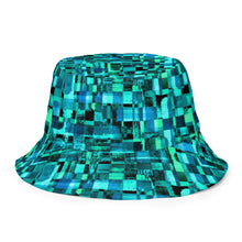 Load image into Gallery viewer, Lagoon Reversible Bucket Hat - Happiness Looks Beautiful