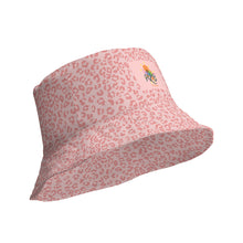 Load image into Gallery viewer, Pink Cheetah Reversible Bucket Hat - Happiness Looks Beautiful