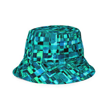 Load image into Gallery viewer, Lagoon Reversible Bucket Hat - Happiness Looks Beautiful