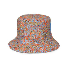 Load image into Gallery viewer, Paisley Party Reversible Bucket Hat - Happiness Looks Beautiful