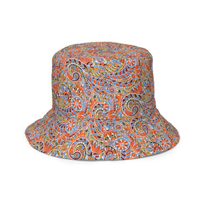 Paisley Party Reversible Bucket Hat - Happiness Looks Beautiful