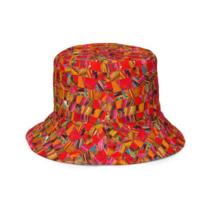 Artiste Reversible Bucket Hat - Happiness Looks Beautiful