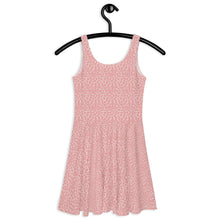 Load image into Gallery viewer, Pink Cheetah Skater Dress - Happiness Looks Beautiful