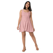 Load image into Gallery viewer, Pink Cheetah Skater Dress - Happiness Looks Beautiful