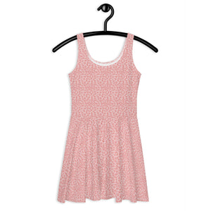 Pink Cheetah Skater Dress - Happiness Looks Beautiful