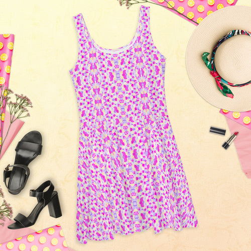 Summer Sorbet Skater Dress - Happiness Looks Beautiful