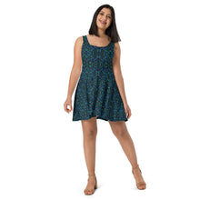 Load image into Gallery viewer, Mosaic Shell Skater Dress - Happiness Looks Beautiful