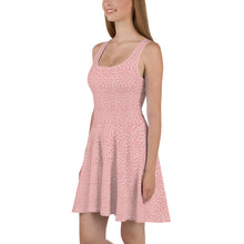 Load image into Gallery viewer, Pink Cheetah Skater Dress - Happiness Looks Beautiful