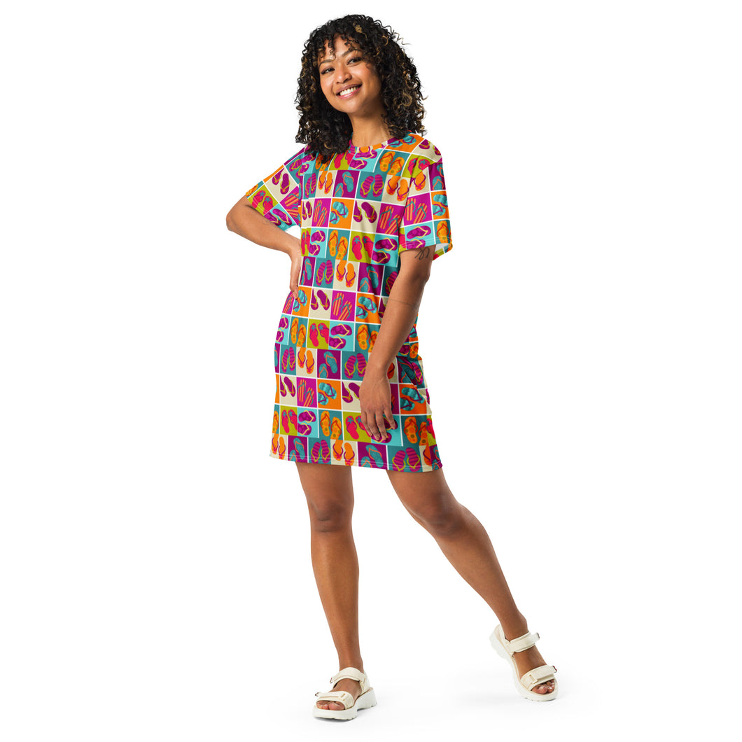 Flip-Flop Life T-Shirt Dress