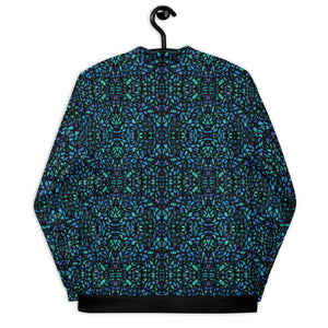 Mosaic Shell Bomber Jacket - Happiness Looks Beautiful