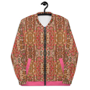 Pink Prairie Bomber Jacket - Happiness Looks Beautiful