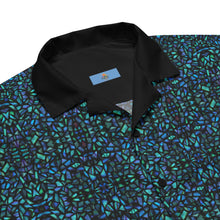 Load image into Gallery viewer, Mosaic Shell Button Down Shirt - Happiness Looks Beautiful