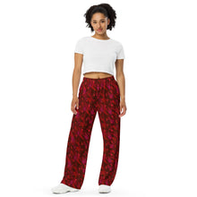 Load image into Gallery viewer, Be Happy Wine Wide-Leg Pants - Happiness Looks Beautiful