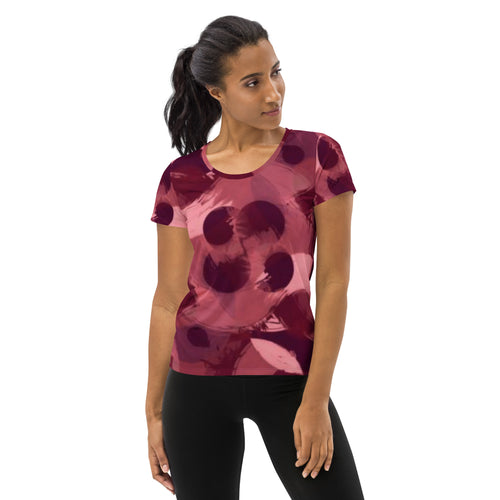 Cabernet Circles Athletic T-shirt