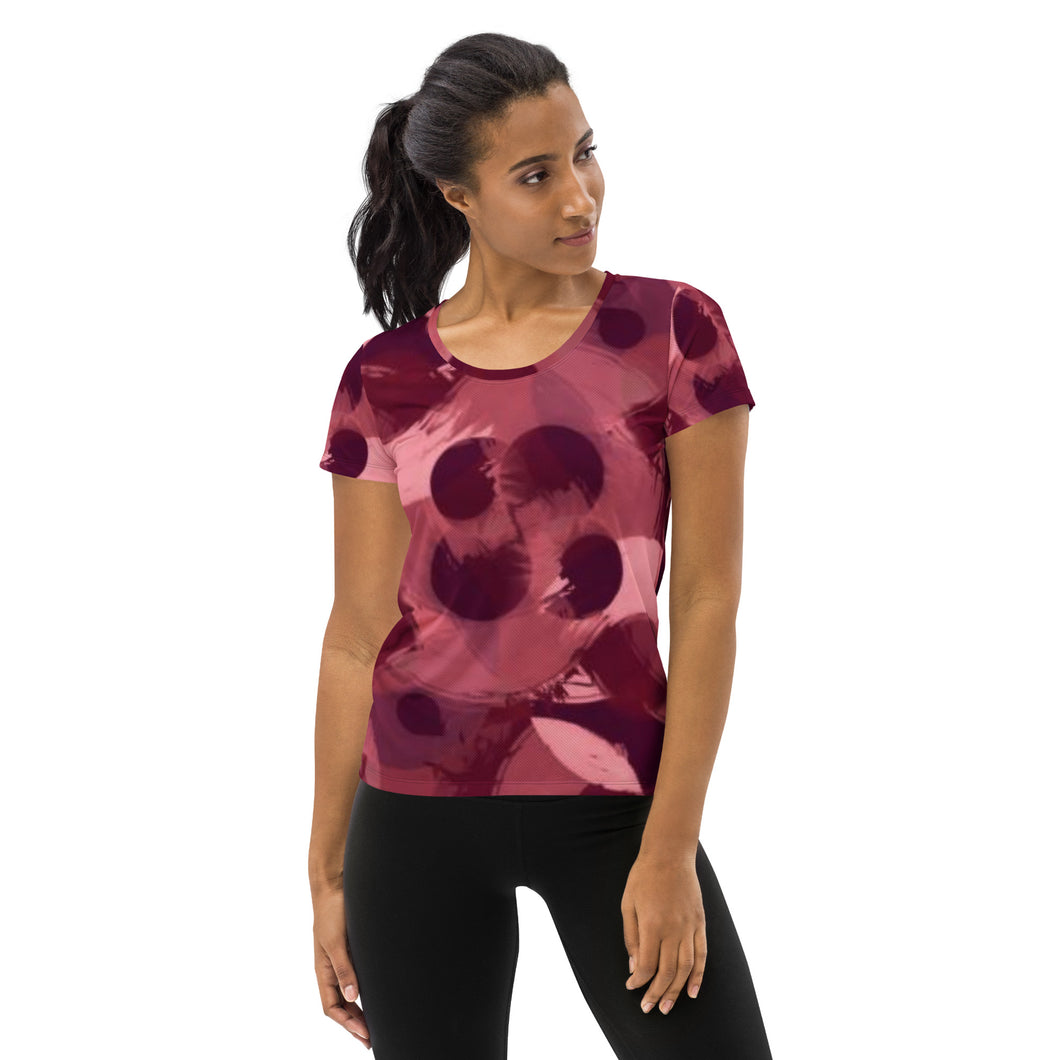 Cabernet Circles Athletic T-shirt