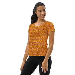 Sun-Kissed Women's Athletic T-Shirt