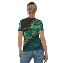 Load image into Gallery viewer, Green Gemstone Women&#39;s T-shirt