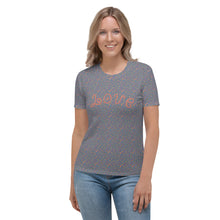 Load image into Gallery viewer, Love Women&#39;s T-shirt - Happiness Looks Beautiful