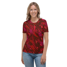 Load image into Gallery viewer, Be Happy Wine Women&#39;s T-shirt - Happiness Looks Beautiful