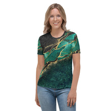 Load image into Gallery viewer, Green Gemstone Women&#39;s T-shirt