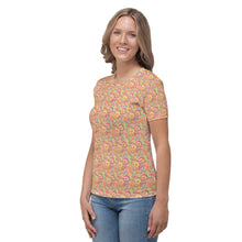 Load image into Gallery viewer, Frolicking Floral Women&#39;s T-shirt