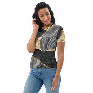 Black Gemstone Women's T-shirt