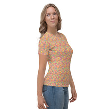 Load image into Gallery viewer, Frolicking Floral Women&#39;s T-shirt