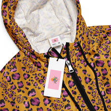 Load image into Gallery viewer, Leopard Love Women’s Cropped Windbreaker - Happiness Looks Beautiful