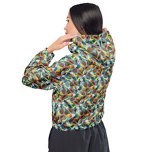 Load image into Gallery viewer, Tropical Fruit Women’s Cropped Windbreaker