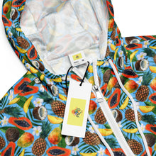 Load image into Gallery viewer, Tropical Fruit Women’s Cropped Windbreaker