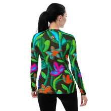 Load image into Gallery viewer, Moonlit Garden Women&#39;s Rash Guard