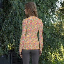 Load image into Gallery viewer, Frolicking Floral UPF Rash Guard