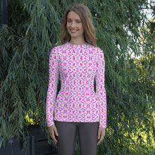 Load image into Gallery viewer, Summer Sorbet Women&#39;s Rash Guard - Happiness Looks Beautiful