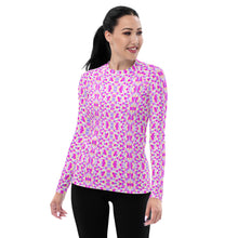 Load image into Gallery viewer, Summer Sorbet Women&#39;s Rash Guard - Happiness Looks Beautiful