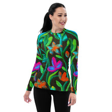 Load image into Gallery viewer, Moonlit Garden Women&#39;s Rash Guard