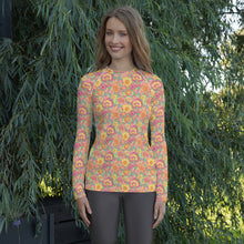 Load image into Gallery viewer, Frolicking Floral UPF Rash Guard