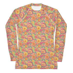 Frolicking Floral UPF Rash Guard