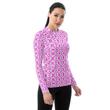 Load image into Gallery viewer, Summer Sorbet Women&#39;s Rash Guard - Happiness Looks Beautiful