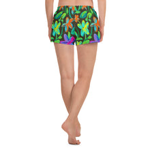 Load image into Gallery viewer, Moonlit Garden Women&#39;s Athletic Short Shorts