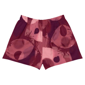 Cabernet Circles Athletic Short Shorts