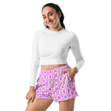 Load image into Gallery viewer, Summer Sorbet Women&#39;s Athletic Short Shorts - Happiness Looks Beautiful