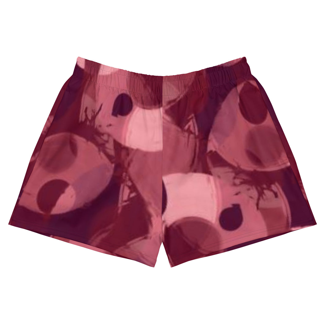 Cabernet Circles Athletic Short Shorts