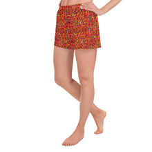 Load image into Gallery viewer, Artiste Women&#39;s Athletic Short Shorts - Happiness Looks Beautiful