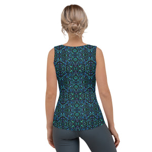 Mosaic Shell Tank Top - Happiness Looks Beautiful