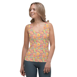 Frolicking Floral Tank Top