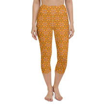 Load image into Gallery viewer, Sun-Kissed Yoga Capri Leggings