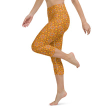 Load image into Gallery viewer, Sun-Kissed Yoga Capri Leggings