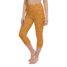 Load image into Gallery viewer, Sun-Kissed Yoga Capri Leggings